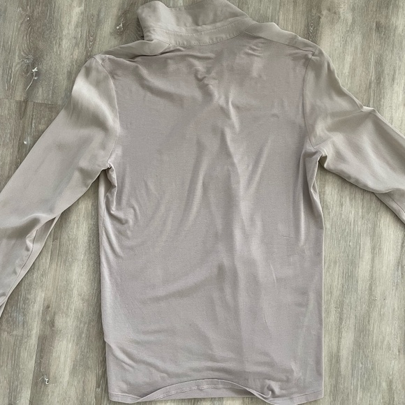 Falconeri Silk Collared Shirt size small tanned / beige - Picture 5 of 13